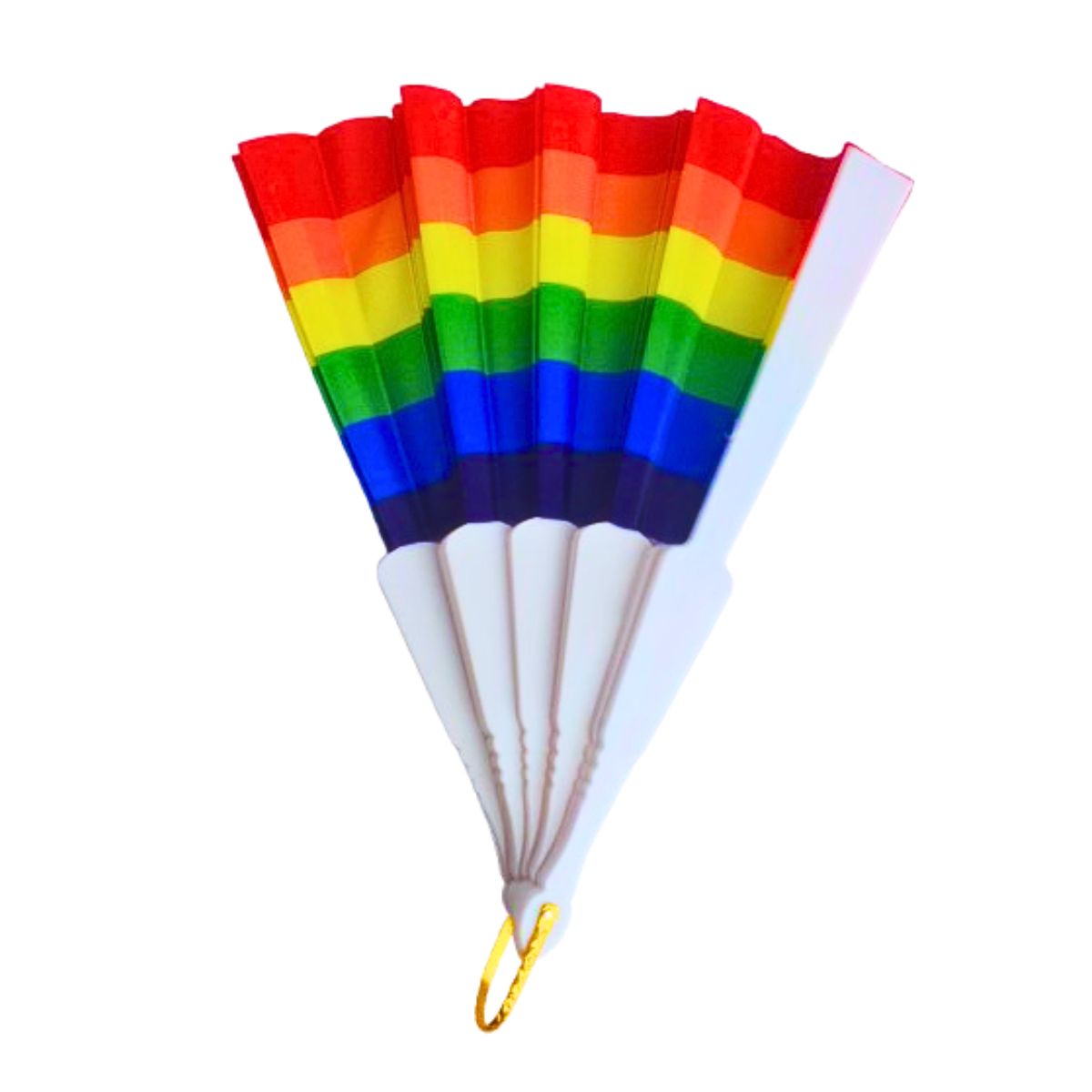 Kit Bandeira Adereço + Leque Arco-íris Orgulho Lgbtqia+ Kit Bandeira Adereço + Leque Arco-íris Orgulho Lgbtqia+